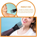 Unomor 5Pcs Hair Dryer Comb Attachment Professional Hair Styling Nozzles Concentrator Blow Dryer Accessories for Salon and Home Use