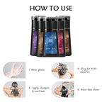 Hair Dye Shampoo, Natural Hair Color Shampoo for Gray and White Coverage, Suitable for Women & Men 200ml (Dark brown)