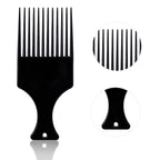 6 Pcs Plastic Afro Pick Comb for Smooth, Wide-Tooth Styling of Natural Curly Hair