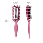 Curly Hair Brush Candybrush Curl Defining Brush for Detangling Shaping and Defining Curls for Women, Men, Wet & Dry Hair (Pink)