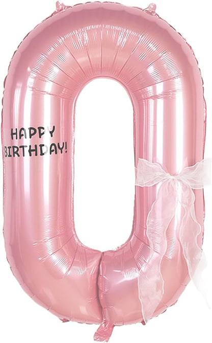 Happy birthday Big Number Balloons Foil Birthday Balloon Number Balloons Happy by MPRVAKYF