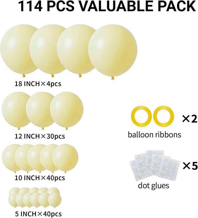 Pastel Yellow Balloons, Bee Theme Birthday, Gender Reveal - Image 2