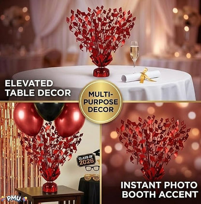 PMU Red Graduation Balloon Weights, Graduation Centerpieces - Image 5