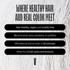 Overtone Color Depositing Semi-Permanent Hair Dye Conditioner - 8 oz For Natural & Color-Treated Hair, Moisturizing Shea Butter & Coconut Oil - Vegan & Cruelty-Free, Vibrant Silver is Stormy Sterling