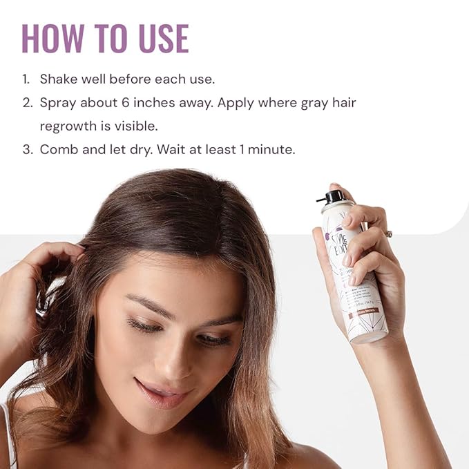 Style Edit Auburn/Red Root Concealer Touch Up Spray - Instantly Covers Greys And Roots - Professional Salon Quality Grays Cover Up Hair Products for Women Auburn Red 2 Ounce (Pack of 3)