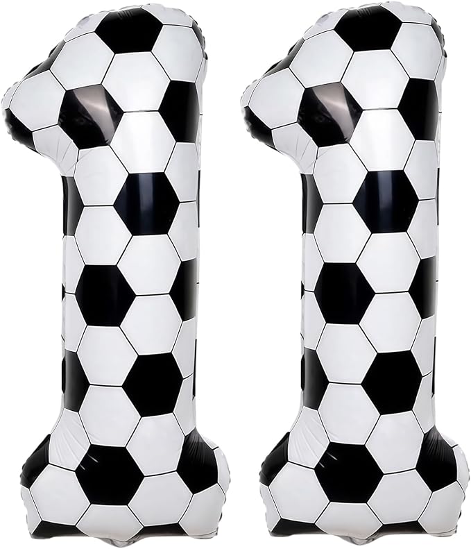 Soccer Number 11 Balloon for Boys, Gaint Soccer 11 Balloon Number, 11th by Froova