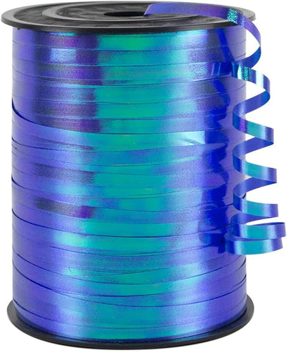 Blue Gradient Curling Ribbon, 1/5" Wide x 500 Yards Christmas Curling Ribbons by KMERLIFE