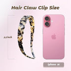 Acetate Hairbands for Women - Non-Slip Thin Headbands with Teeth, Eyewear-Friendly Design, 90s Retro Hair Accessories, No Pressure & No Headache Sunglasses Headband (Leopard print)