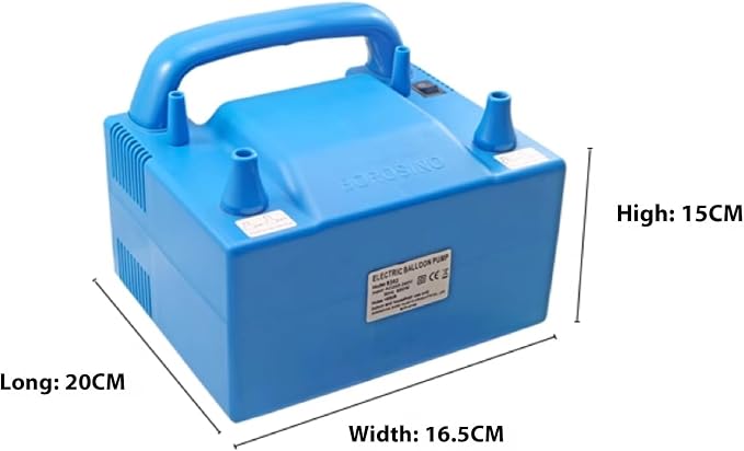 Electric Balloon Pump，800W Portable Dual Nozzle Balloon Inflator，Double-Hole - Image 6