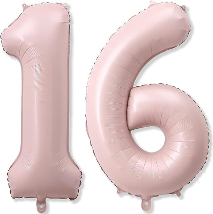 Light Pink Sweet 16th Birthday Balloon by KAINSY