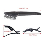 Round Brush Set for Blow Drying & Curling - Ceramic Ion Thermal Barrel Brushes 4 Sizes - Leaves Hair Shiny, Wooden Handle, Heat Styling blowout Brush Work with Blow Dryer for Women & Men (Orange)