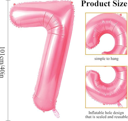 Number 37 Balloons for 37th Birthday Party Decorations, 0-100 Large No.37 - Image 2