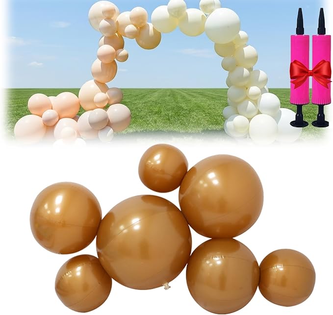 Reusable Inflatable Balloon Garland Arch Kit, 18ft 3/7 PCS Linked Pvc Balloons by Unknown