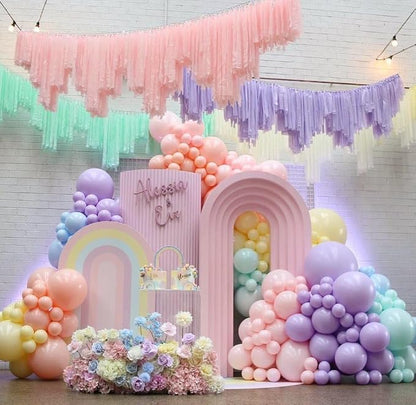 Pastel Balloon Garland Arch Kit - Image 5