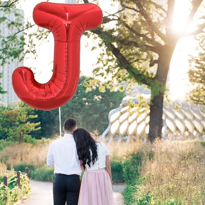 TONIFUL 40 Inch Large Bright Red Letter Balloons A-Z, Giant Jumbo Helium Foil - Image 4