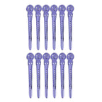 Hair Styling Clips, ANGGREK 12pcs/Box Hair Styling Clips Hairdressing Salon Sectioning Hairpins Duck Billed Hair Cutting Clips for Thick and Thin Hair Salon Styling 6 Colors()