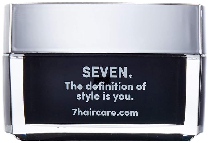 SEVEN Kente Fibre Matte Hair Paste, Sculpting & Styling for Women & Men, High Hold, Natural Finish, Texture & Shape, Hair Clay & Wax Alternative, 1.7 fl. oz.