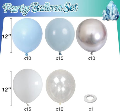 Blue and Silver Balloons - Image 2