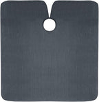 Cricket Forte Haircutting Capes for Professional Salon Barbershop Cape for Clients, Adjustable Snap Neck Closure, Slate