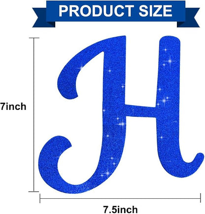 BEISHIDA Glitter Blue Happy Birthday Banner Party Decoration NO DIY, 10Feet | - Image 3
