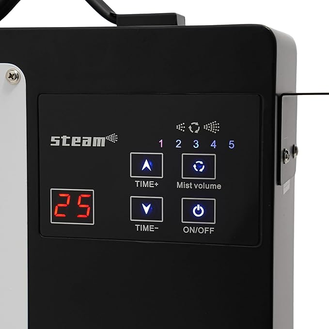 Professional Nano Hair Steamer, Hair Color Processor Steamer with Digital Screen, Adjustable Spray, Hair Coloring Hair Perm Dyeing Scalp Hairdressing Care Sprayer for Deep Conditioning