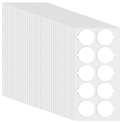 Tyqour 280PCS Clear Sticky Dots Double Sided Tape Dots Non Damaging Wall | by Tyqour
