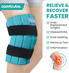 Ice Pack for Knee After Surgery, 2 Hours Long Lasting Cold Pack for Knee Injuries, FSA Eligible, Cold Therapy Flexible Ice Pack for Pain Relief, Swelling, Surgery, ACL, Meniscus Tear