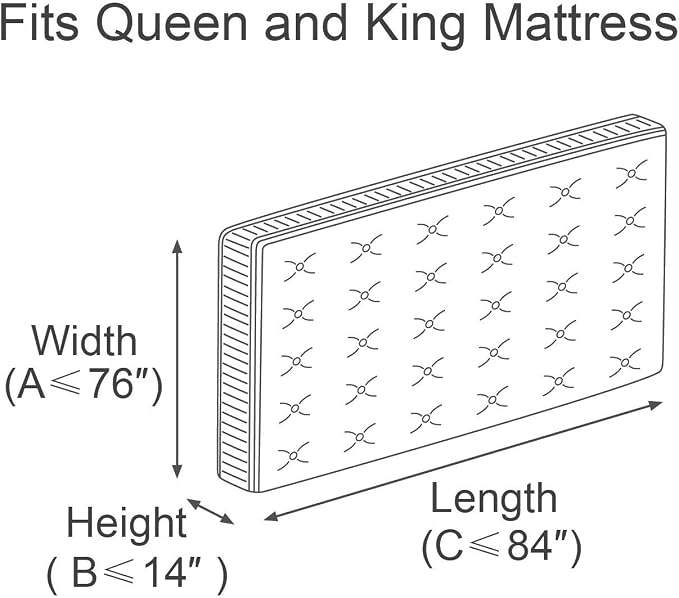 ComfortHome Mattress Bag, Queen and King Size, 1 Pack | - Image 2