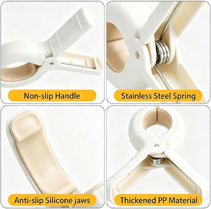 10 Pack Large Beach Towel Clips - Image 3