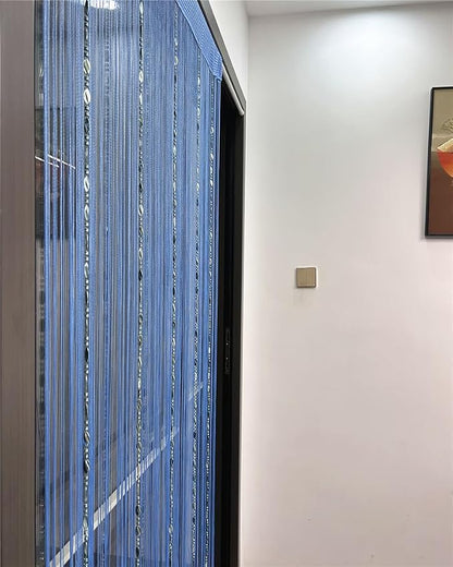 ave split 100cmX200cm Decorative Door String Curtain Beads Wall Panel Fringe - Image 4