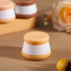INSFIT Travel Containers for Toiletries, TSA Approved Silicone Cream Jars with Lids, BPA Free Travel Size Toiletries Leakproof Cruise Essentials for Cosmetic Cream Lotion
