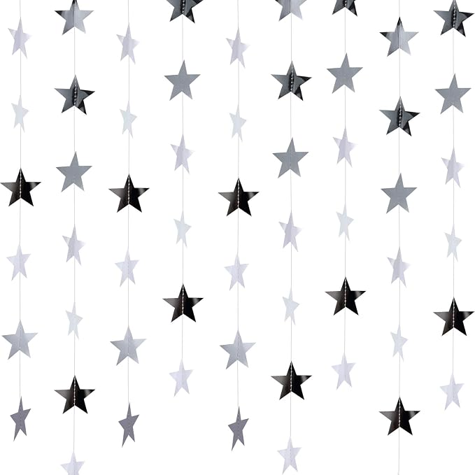 Patelai 130 ft Star Garland Banner Decor by Patelai