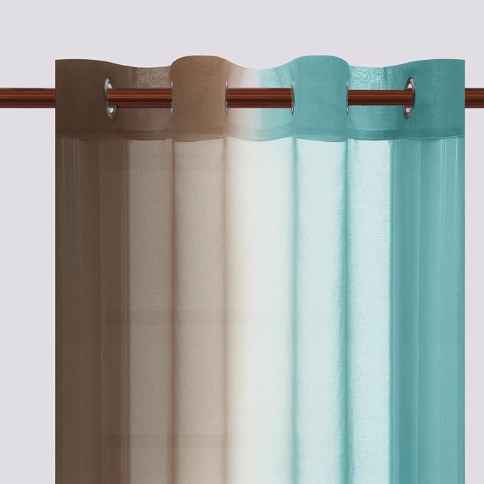 DWCN Ombre Sheer Curtains - Image 3