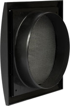 Repa Market 6 Inch Anthracite Dryer Vent Hood/Duct Cover for Walls or Ducting/ABS Plastic Grille with Flaps & Insect Screen/Exhaust and Dryer Vent Covers for Indoor & Outdoor Use