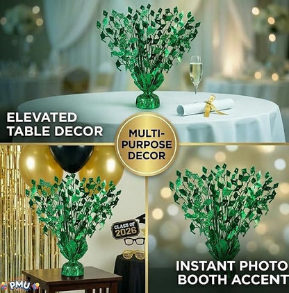 PMU 3 Pcs Green Graduation Balloon Weights, Graduation Centerpieces - Image 3