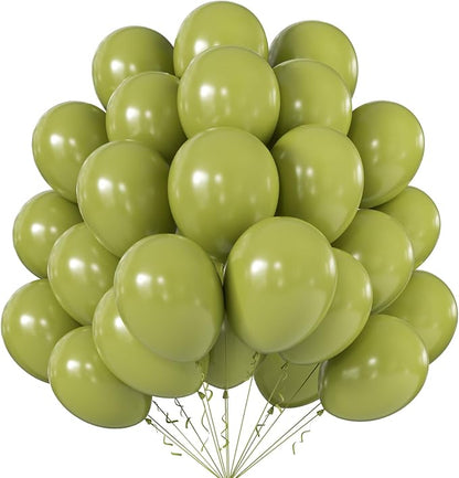12 Inch Avocado Green Balloons, Baby Shower, Graduate Party Decorations by KALOR