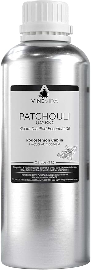 VINEVIDA Pure, Undiluted Patchouli Essential Oil 32 oz