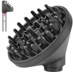 Upgraded Large Diffuser Attachment for Dyson Airwrap Styler HS01/HS05/HS08- Nozzle to Dryer Faster & Define Curls Hair,Hair Dryer Diffuser Attachment,Heat Resistant Diffuser for Airwrap Attachments