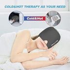 Cold Hat, Ice Cap, Ice Head Wrap, Cold & Hot Therapy Reusable 360 Compression Flexible Ice Pack Head Wrap, Cold Head Park Wrap. Grey