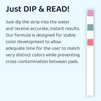 LaMotte Insta-Test 2964-G Chlorine Free Single Factor Test Strip, Low Range, 0-10ppm Range (Pack of 25)