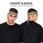 Men Women Novelty Sports Sweat Bands Hair Accessories for Sports Workout Shower, Elastic Multi Style Animal Cheetah Leopard Print Hair Band Headdress