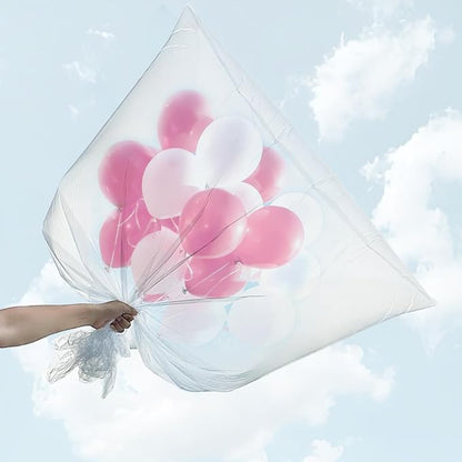 2 Pack Large Balloon Bags for Transport, 98 x 59 Inches Plastic Balloon Storage - Image 4