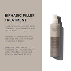 PREVIA Hydrating Leave-in Conditioner Spray with White Truffle Extract - Reconstructive Biphasic Detangling Treatment for Damaged, Dry, and Brittle Hair - Tames Frizz & Controls Static 3.3 Floz