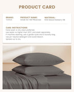 THXSILK 100% Mulberry Silk Pillow Case Silk Pillowcase for Hair and Skin, Hypoallergenic Soft Breathable Pillow Cover with Hidden Zipper, 1pc, (Dark Gray, Standard 20"x26")