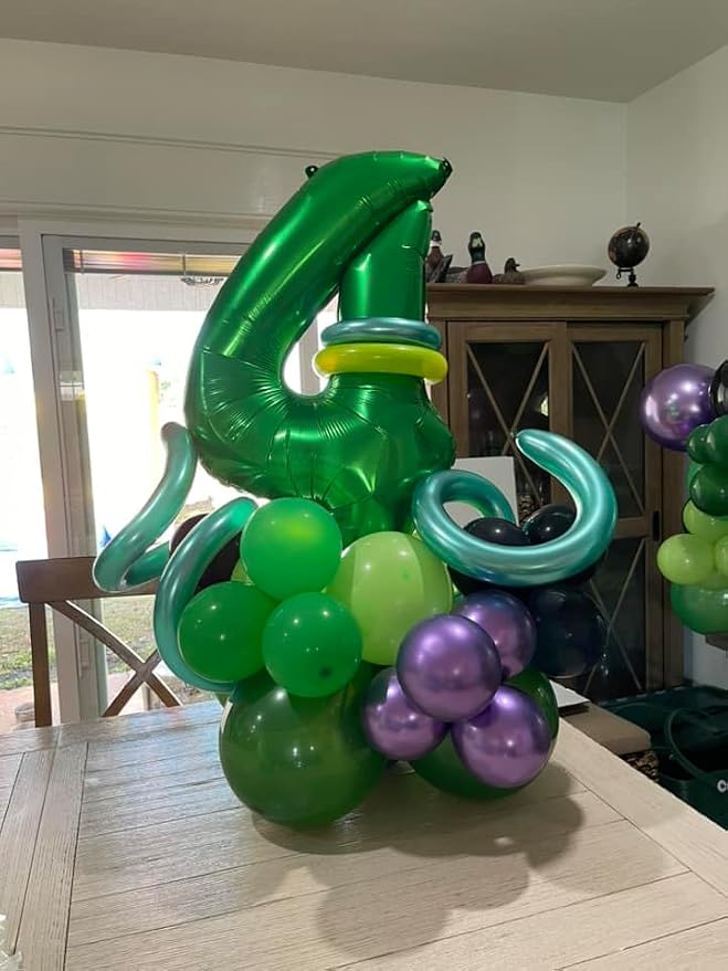 Green Number 0 Balloon 40 Inch - Image 3