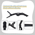 10 Pcs Alligator Hair Clips Styling Sectioning Clips Professional Salon-Grade Hair Clips for Hair Styling, Coloring, Cutting (Black)