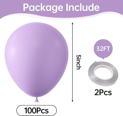 Pastel Purple Balloons, Birthday Decoration, Wedding Party, Baby Shower - Image 3