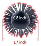PERFEHAIR Round Hair Brush for Blow Drying, Wooden Blowout Brush With Soft Nylon Bristles, for Medium Or Short Hair