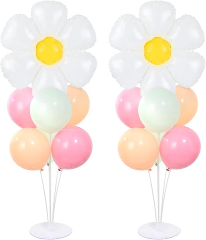 Daisy Party Balloons Stand Kit 2 Sets by Naozinebi