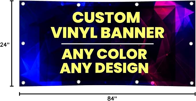 Custom Banner Printing, Vinyl Banners, Any Size Any Color Banners, - Image 7